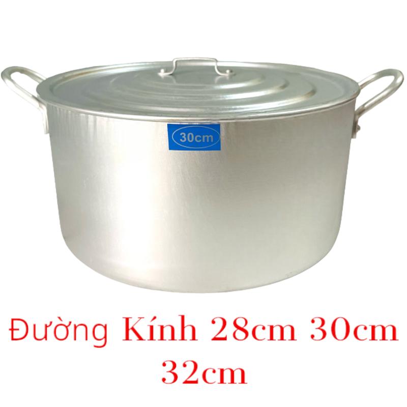 Nồi Nhôm Team Xanh Hải Phòng Đủ Size - 28cm 30cm 32cm - Nồi Luộc Gà nhôm việt nam nồi 10 nồi luộc gà , Nồi Nấu Canh