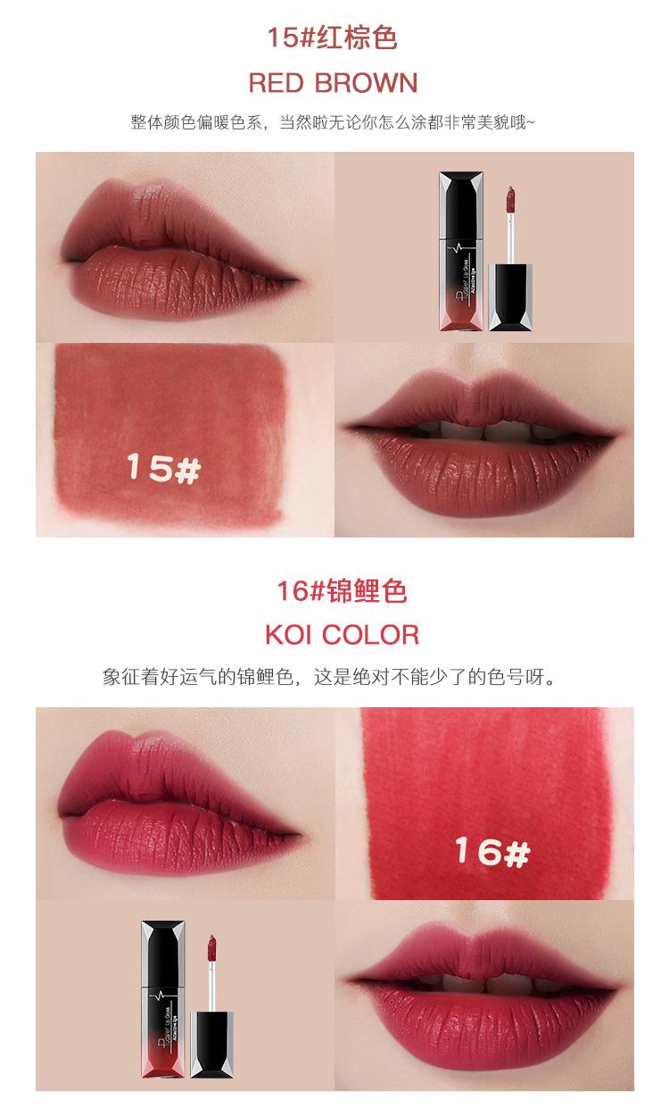 Product Introduction of liquid lipstick doesn't fade easily and can be used as both lipstick and lip gloss. lightweight, and easy to apply to the skin, making it a cost-effective choice. Selena  has also used this lipstick. gomez makeover  glazed muted  color  lippies 7