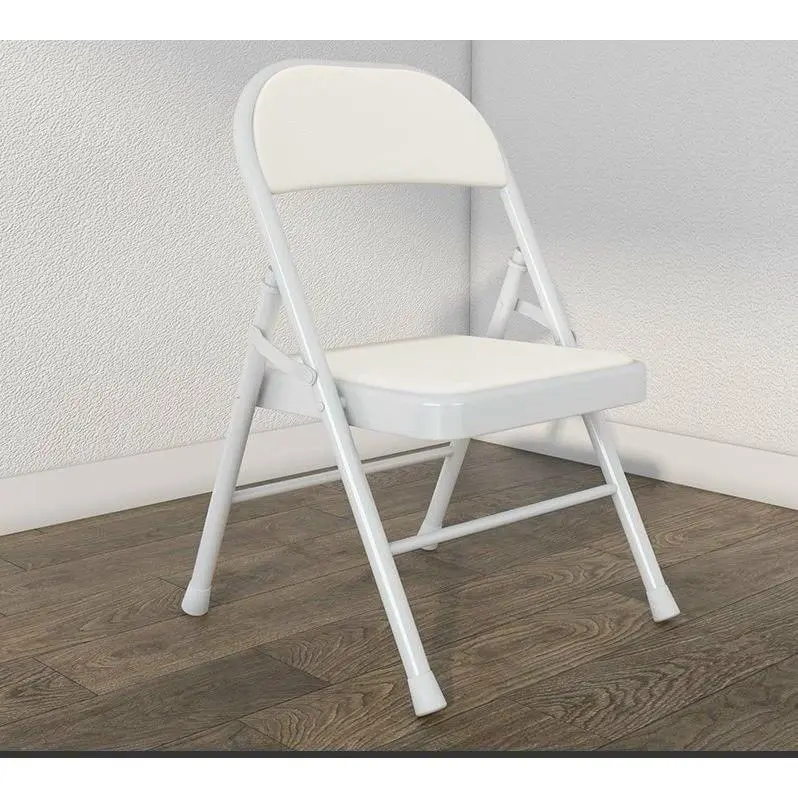 Ghế Gấp Decor Phòng Ghế Gấp Gọn Văn Phòng Ghế Đệm Tựa Lưng Bọc Da Êm Ái Khung Thép Sơn Tĩnh Điện