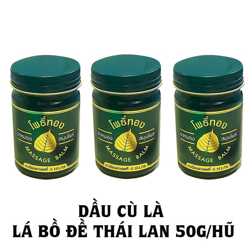 Dầu cù là xoa bóp lá bồ đề Thái Lan 50g hủ