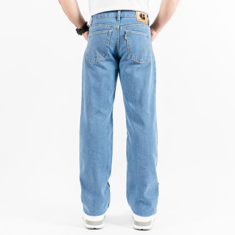 Gizmo - Celana Jeans Reguler Bioblitz pria loose fit jumbo big keren Denim Nyaman 4