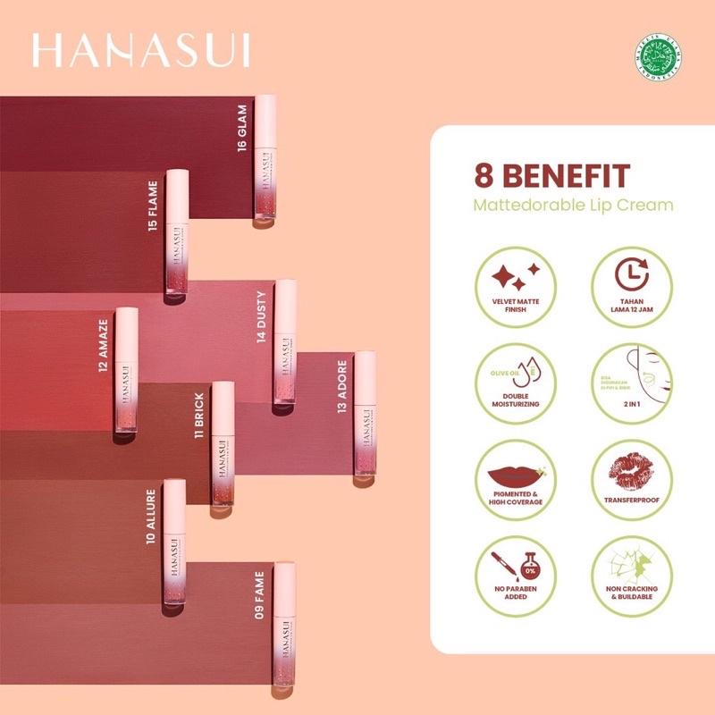 Hanasui Mattedorable Lip Cream | NO 1 - 16 3