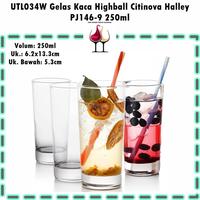 Gambar [6pcs] UTL034W Gelas Highball/Gelas Jus Citinova Halley PJ146-9 250ml dari Toko Sahabat Rakyat_NEW Kab. Sleman 2 Tokopedia
