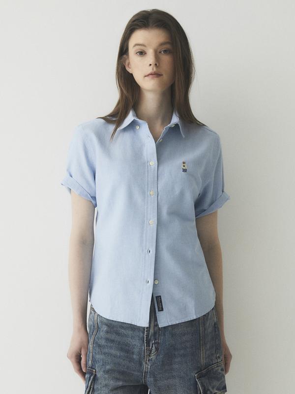 WHOAU Áo Sơ Mi Steve Oxford Shirts(Slim Fit)_WHYWE2401F