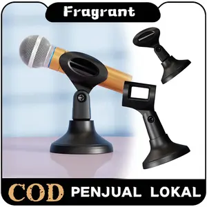 Stand Mic Meja Table Stand Mic Tiang Mic Pendek Untuk Mikrofon Kabel Nirkabel