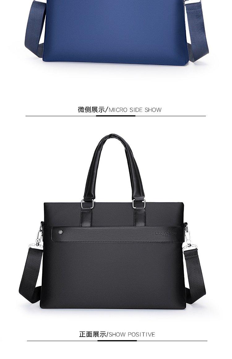 Product Introduction of Zipper Shoulder Bag Free Size Nylon Cloth Shoulder Crossbody Tote for Men 14