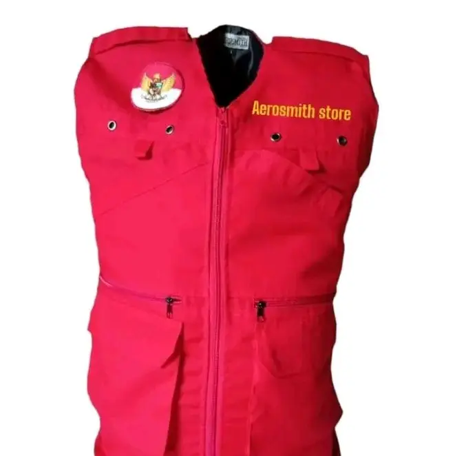 rompi tactical rompi cargo rompi comunitas rompi lapangan Pria Wanita Polos Casual Hitam Polos 1