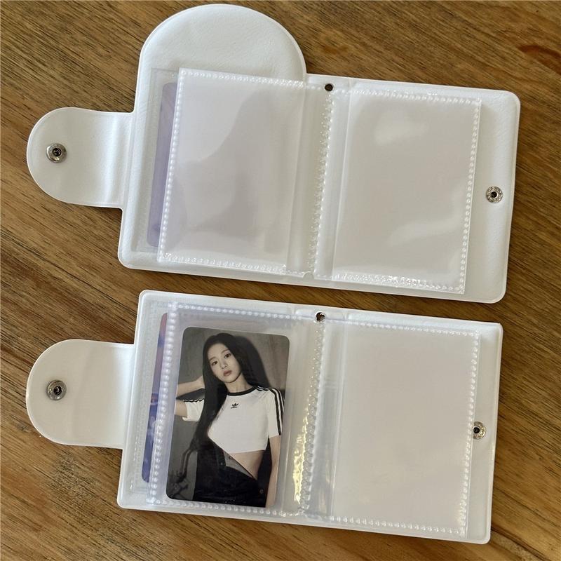 อัลบั้มการ์ด สไตล์ญี่ปุ่น น่ารัก แฟ้มใส่โฟโต้การ์ดมินิ 3 นิ้ว มีหน้าใน 16 หน้า ทำจาก PVC เหมาะสำหรับเก็บการ์ดไอดอล ทุกเพศ 3