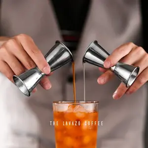 JIGGER Stainless Steel | Measuring Cup | Gelas Takar Ukur Ganda S/M/L