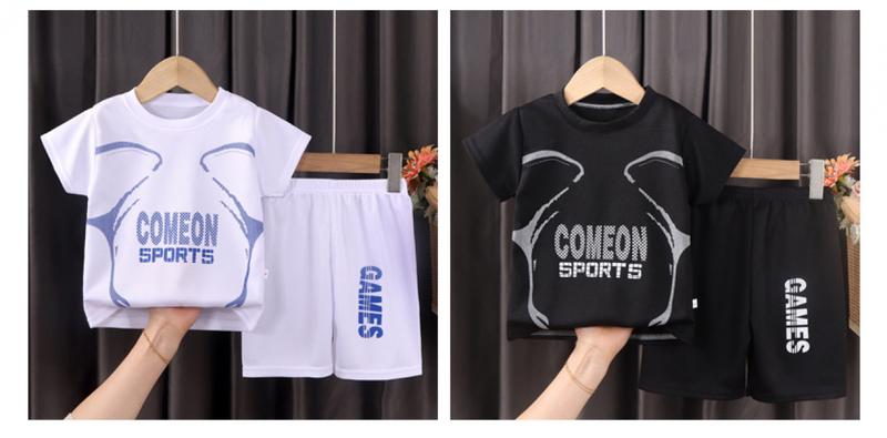 Product Introduction of 2023 New Children's Basketball Clothes Boys and Girls Summer Quick-Drying Mesh Suit Medium and Big Children's Short-Sleeved Sports Children's Clothing 7