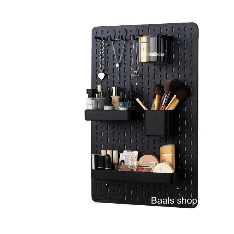 Trưng Bày Phụ kiện Tấm Bảng Pegboard lớn giá treo dụng cụ trang trí tường nhựa cao cấp Decor Phòng Giá gắn tường Đựng Sách Kệ Sách Trang Trí Nhà Kệ Kitchen