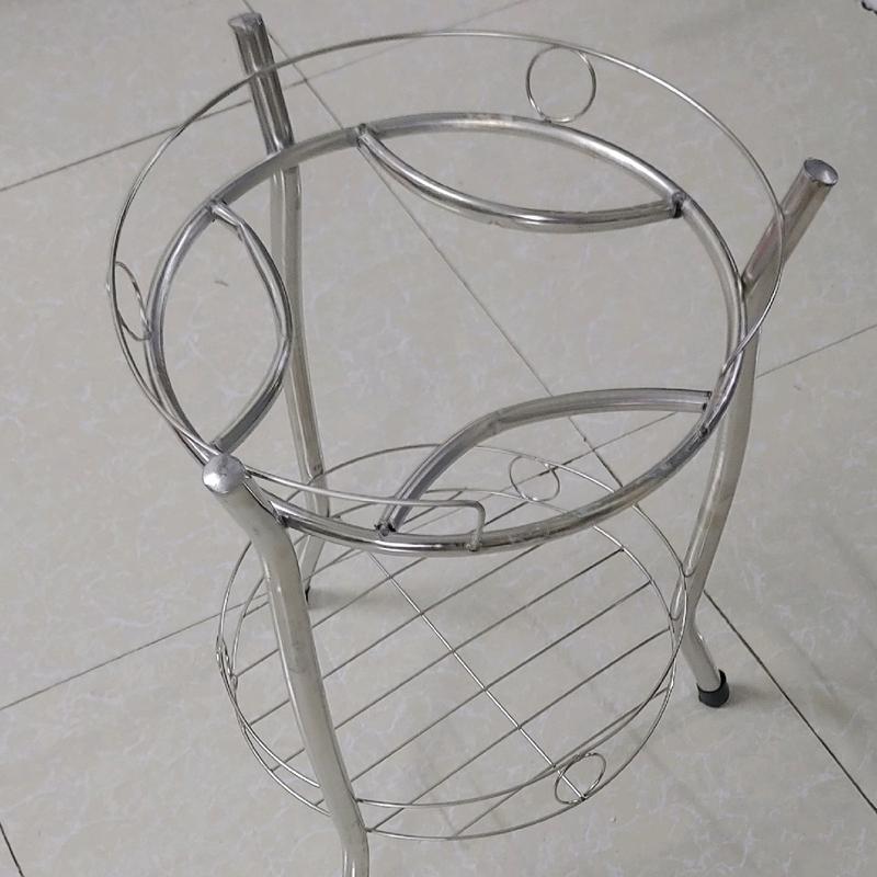 kệ tròn inox/ kệ để bình nước/ giá để nồi cơm inox/ kệ 3 chân inox 2