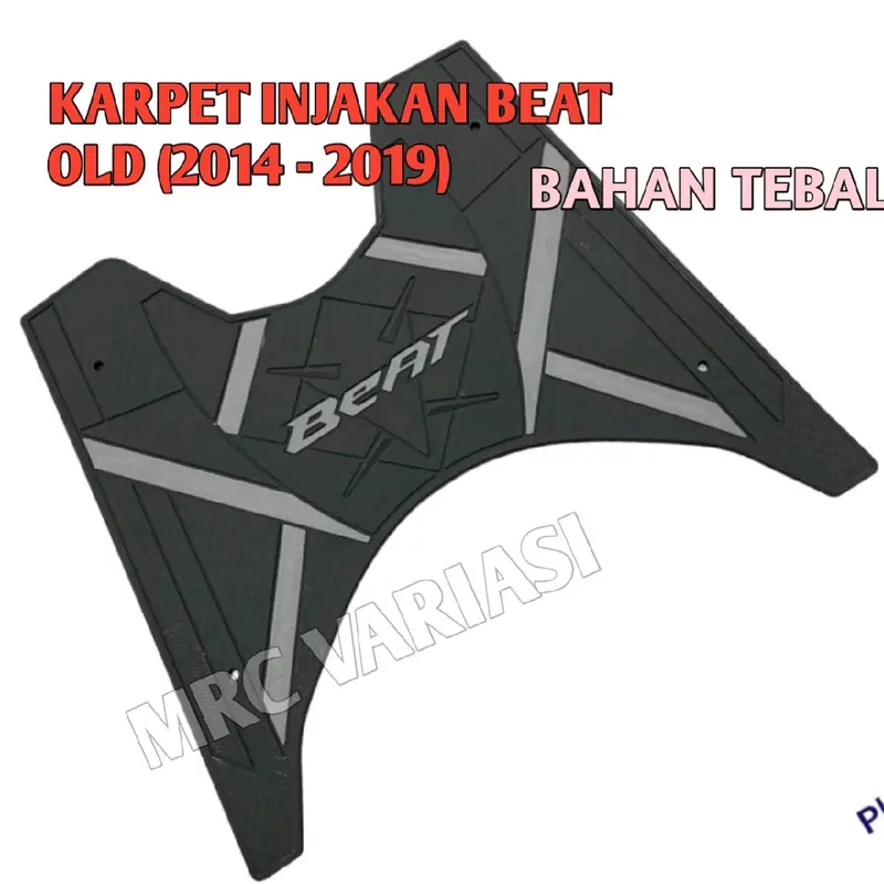 KARPET INJAKAN KAKI MOTOR BEATB ESP FI OLD 2014 - 2019 BAHAN TEBAL VARIASI AKSESORIS MOTOR 3