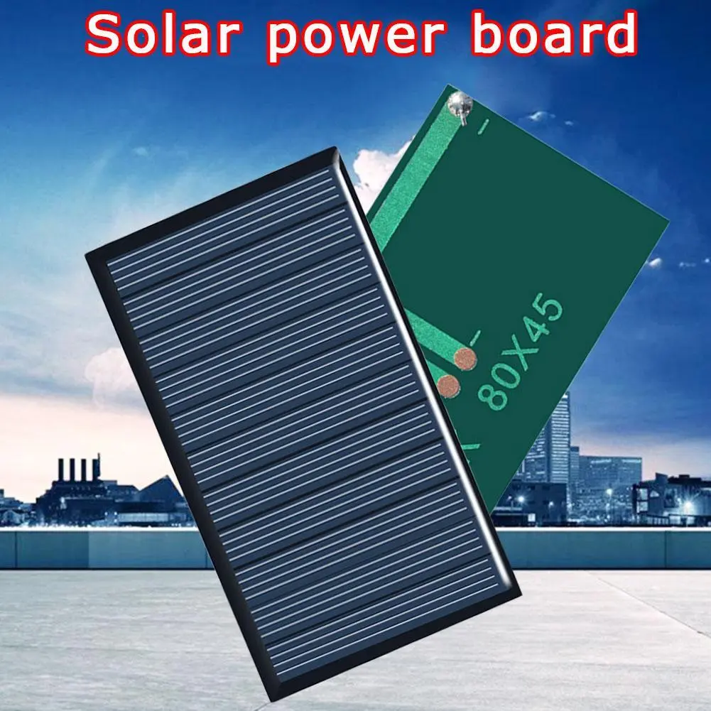 80*45mm Special For Wall Lamp Solar Epoxy Board Solar Power Generation Panel Photovoltaic Power