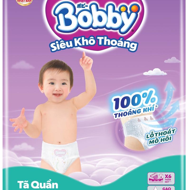 Bobby combo 2 bịch bỉm QUẦN Bobby Siêu Khô Thoáng đủ size M96/ L88/ XL76/ XXL70miếng Cho Bé tã bỉm Nữ tã  dán bỉm tã bỉm bỉm tả bỉm tả