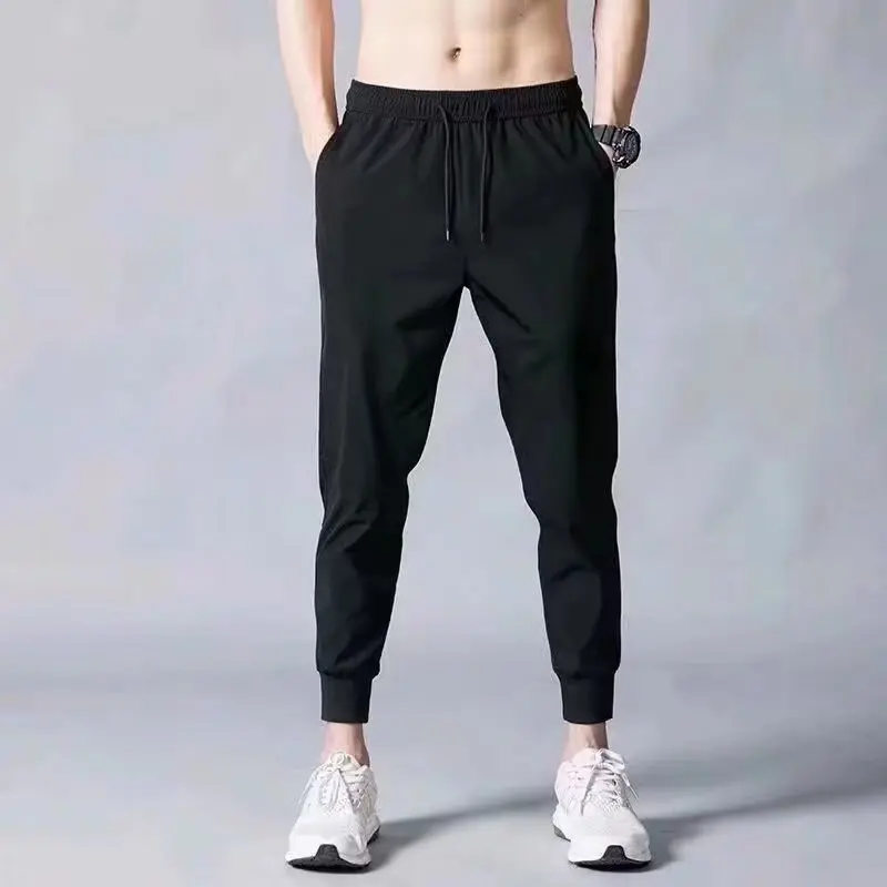 Quần Harem, Dành Cho Nam Giới, Thương Hiệu Thời Trang, bó ống, Mùa Xuân Mới, Dễ Phối Đồ Quần Thể Thao Thường Ngày Quần Nỉ Thương Hiệu Thời Trang Ins