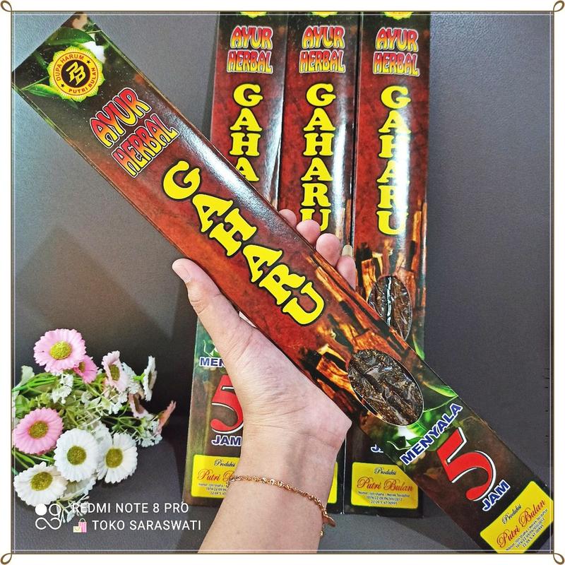 Hio Dupa Wangi Aromaterapi Gaharu Nyala 5 Jam Isi 5 Stik 0