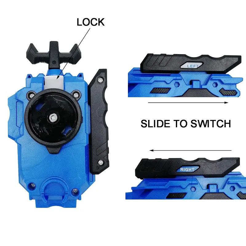 Beyblade Burst Ripcord Grip, Pelancar, Pastikan Mainan Anda Selamat dan Boleh Dicapai Keluarga Spinning Bulat