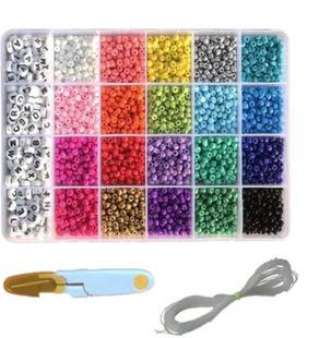 Product Introduction of Cross-Border Hot-Selling Children's Handmade Crystal Loose Beads Alloy Bracelet DIY Beading Material Kit Jewelry Accessories Gift Box Set 9