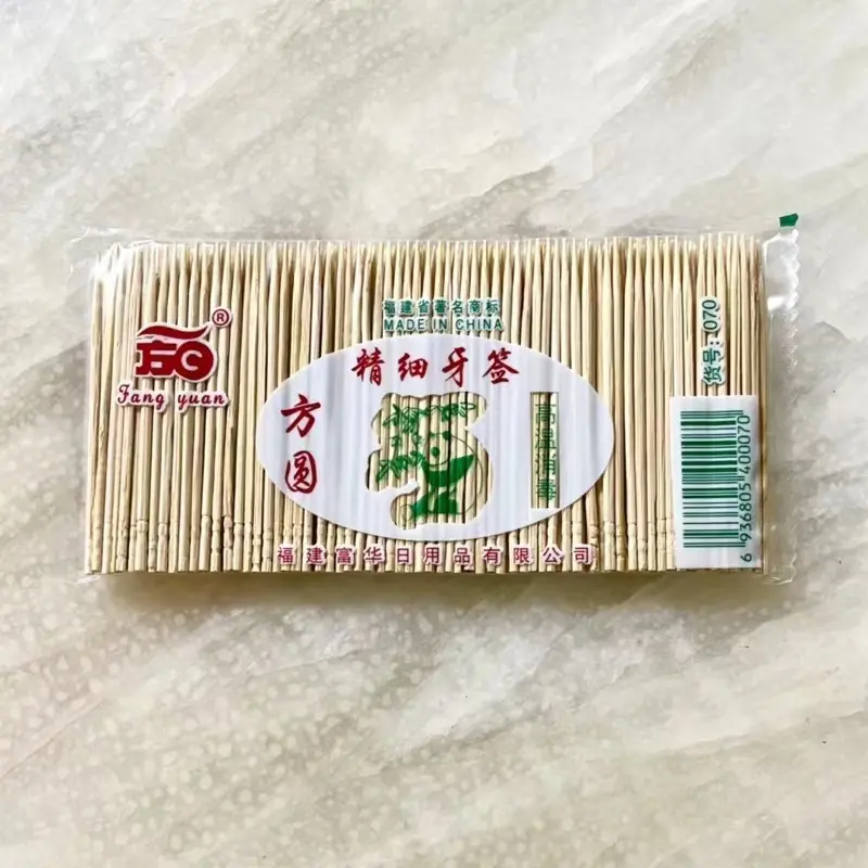 180pcs Bamboo Toothpick Oral Care Tooth pick refill
