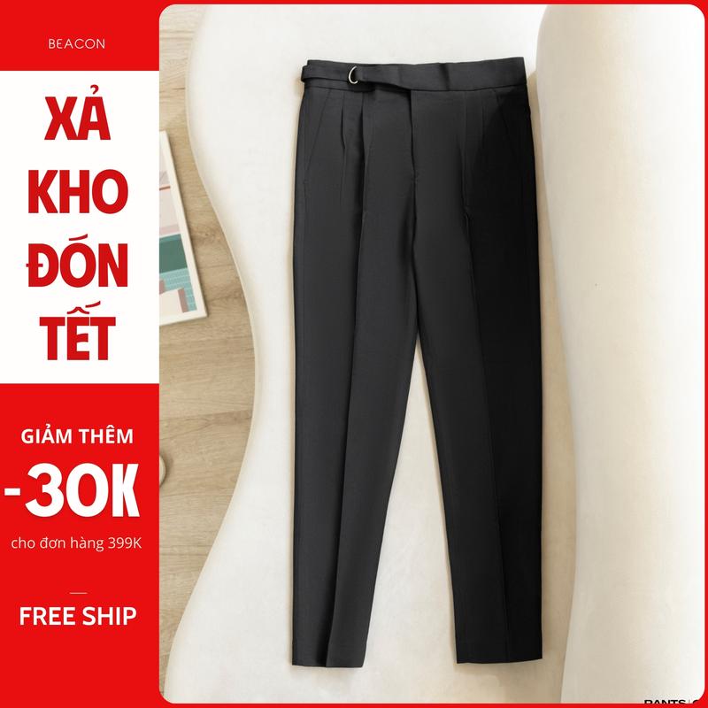 Quần Tây Âu Nam Sidetab BEACON DENIM Mã QTD20 Form Regular Menswear Thun Pants