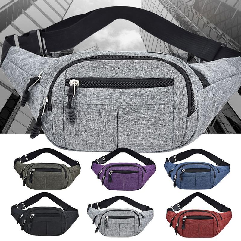 Product Introduction of Travel Bum Bags Sport Canvas Waist Bag Money Belt Pouch Chest Packs Fanny Pack 13