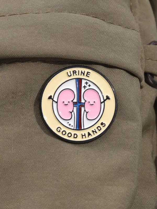 Urine Good Hands Enamel Pin, Cute Medical Kidney Urology Doctor Nurse Brooch, Lapel Badge Jewelry Gifts for Medicine Students 7