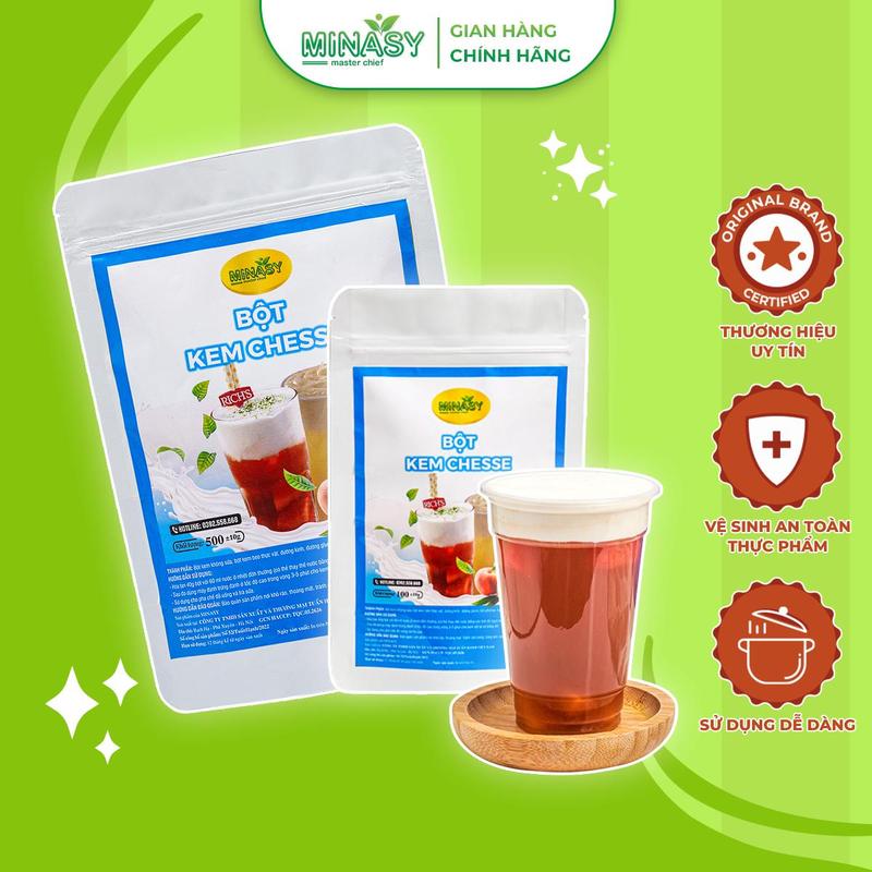  Bột Milk Foam Cheese Minasy 500g sánh mịn - Chuyên dùng pha trà sữa cà phê làm bánh... 