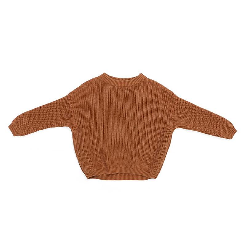 Product Introduction of Toddler Baby Fall Winter Sweaters, Kids Long Sleeve Knitted Solid Thick Pullover Clothes 46