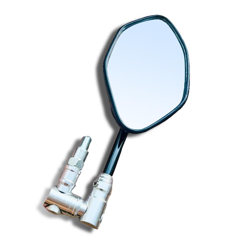 Gương chiếu hậu xoay 360 độ, kính gập xe máy SH/ AB/ Vario/ Winner/ Exciter..., kèm chân kính xoay Đen/Bạc Phụ Tùng Phụ Kiện guong  gap guong  xoay kinh  chieuhau ( GIÁ 1 CÁI BÊN TRÁI )