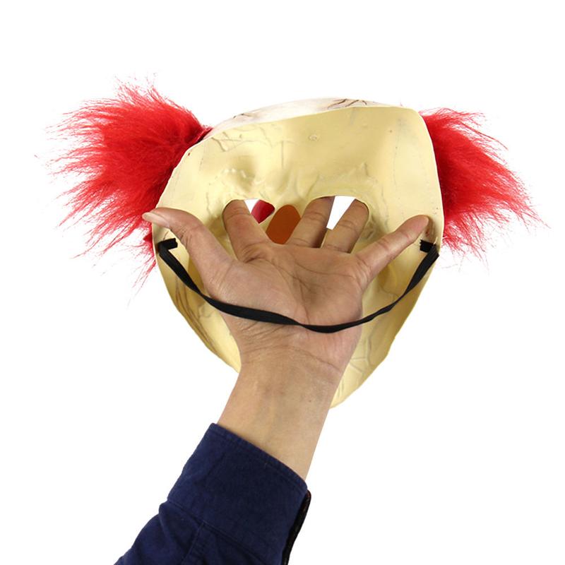 TOF-Mặt Nạ Cao Su Toàn Mặt, Chú Hề Đáng Sợ, Trang Phục Halloween, Ác Quỷ, Đáng Sợ, Tiệc Tùng, Đạo Cụ Kinh Dị 6
