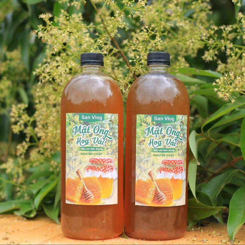  2 Lít Mật Ong Hoa Vải Nguyên Chất - Nhanh Kết Tinh - Đặc Sánh Chuẩn Tự Nhiên - Đã Hạ Thủy Phần 
