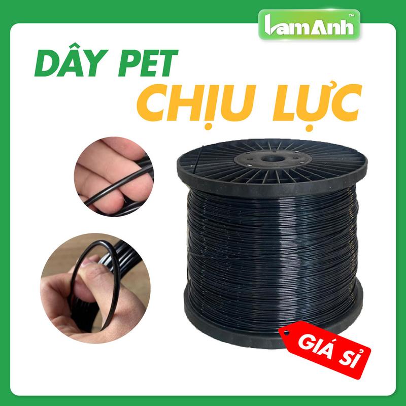 Dây Nhựa PET Làm Giàn Cây Leo, Buộc Giằng,Giàn Lan, Cuộn 5Kg,10Kg, Dài Tới 1450M, Dẻo Dai, Chịu Lực , Bền Bỉ - Lam Anh