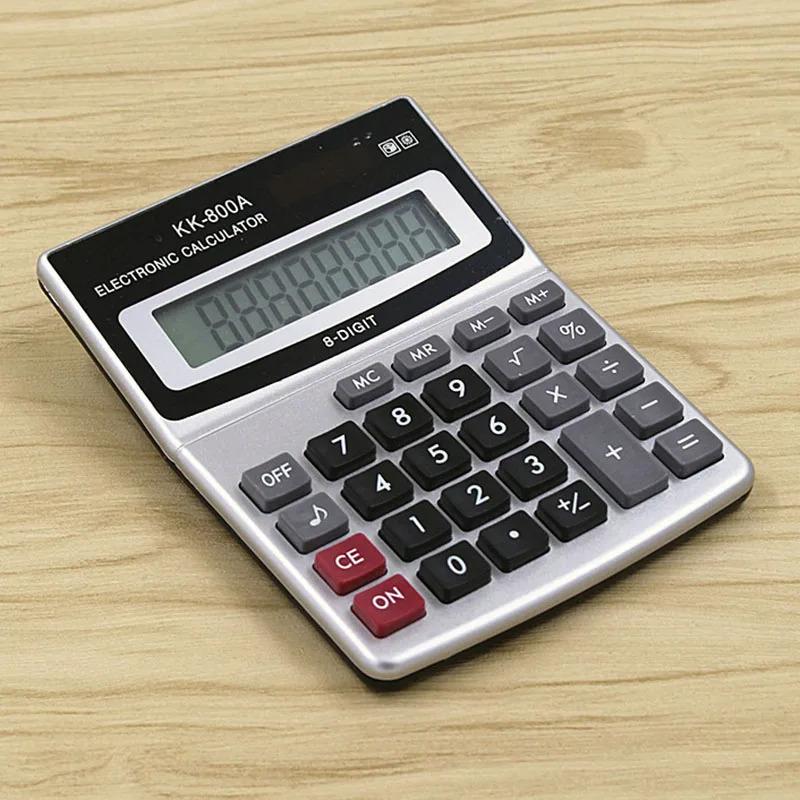 Product Introduction of Calculator KK-800A Metal Desktop  Large Font Wide Calculator 8 A Business Computer Office Supplies with Manufacturer Wholesale 23