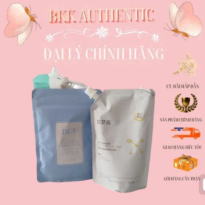 Sản phẩm kem ủ trắng NICOTINAMIDE 300ml & Bột Niacinamade 100g nội địa trung - Tú Đan Dưỡng da trắng sáng 1