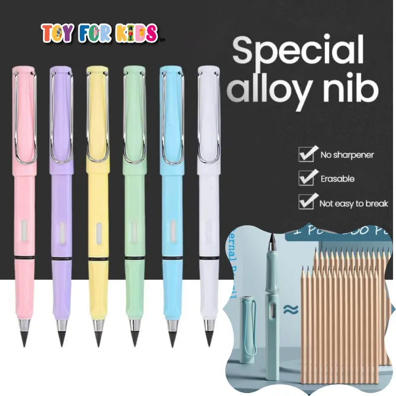 Black Technology Pencil/ Unlimited Usage Infinity Pencil Ink-Free Immortal Pencil Can't Finish Writing No Need To Sharpen