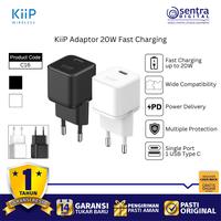 Gambar KiiP C16 20W Fast Charging Power Adapter Universal Type C PD Charger dari Sentra Digital Kota Surabaya 1 Tokopedia