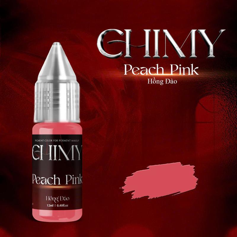  Chimy mực viết bút máy học sinh màu hồng đào - chai 7ml 12ml 