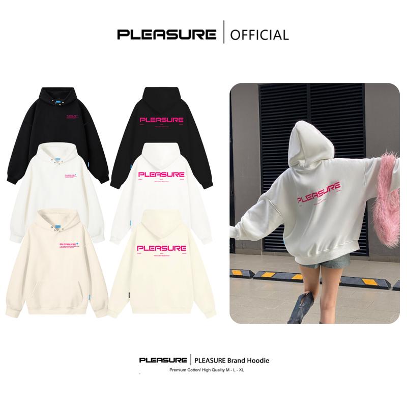 [ GIÁ TRẢI NGHIỆM ] Áo Hoodie Nỉ Lông Cáo PLEASURE Boxy Form Châu Âu Dáng Rộng Unisex Nam Nữ Local Brand PL06