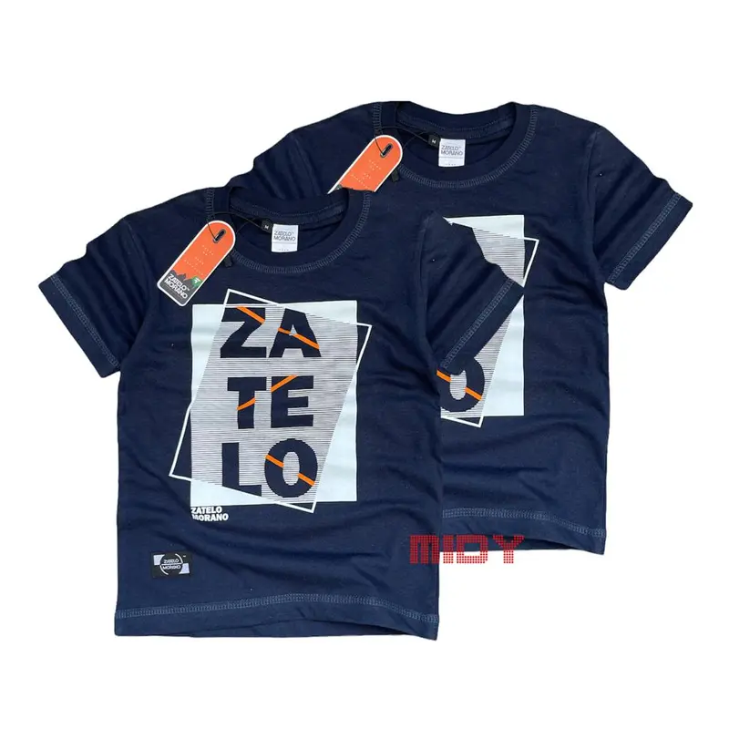 Baju Kaos Anak Laki-Laki 1-12 Tahun Bahan Cotton 30s Katun 5