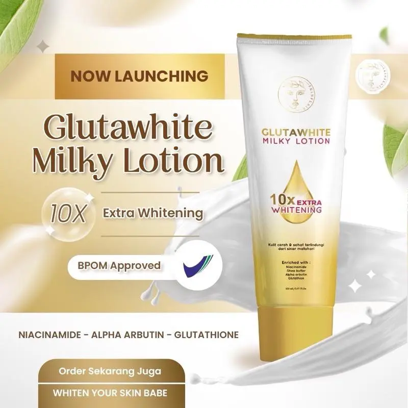 SKINFLAIR - GLUTAWHITE MILKY LOTION 150ML LOTION SKINFLAIR GLUTA WHITE LOTION MILKY BOOSTER TONE UP | ORIGINAL PRODUK 1