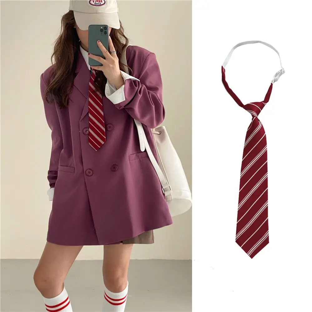 [COD]Creative Fashion Fashionable JK Simple Style Student Tie, Adjustable Campus Shirt, Suit Tie