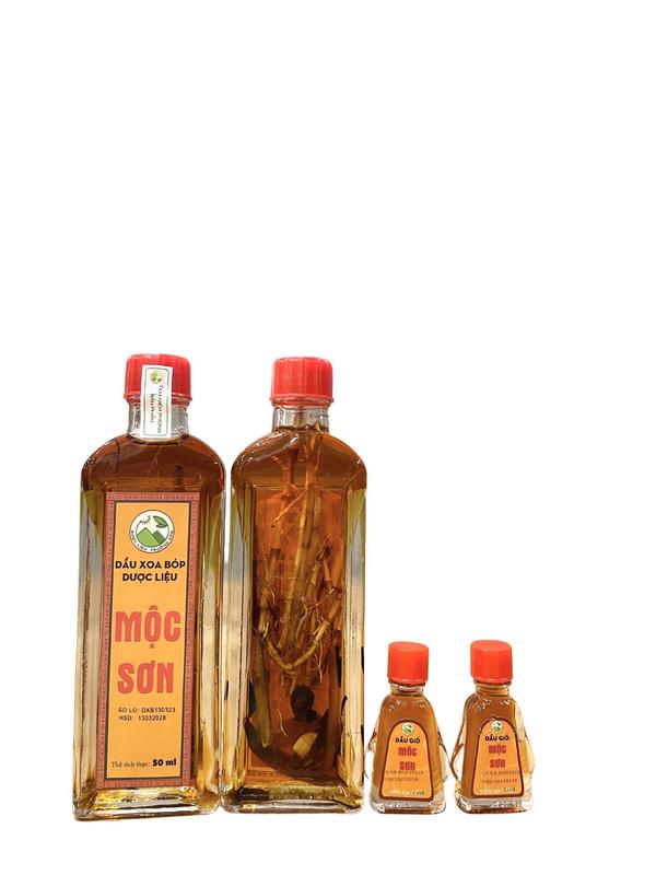 Dầu xoa bóp dược liệu Mộc Sơn MUA 2 TẶNG 2 3