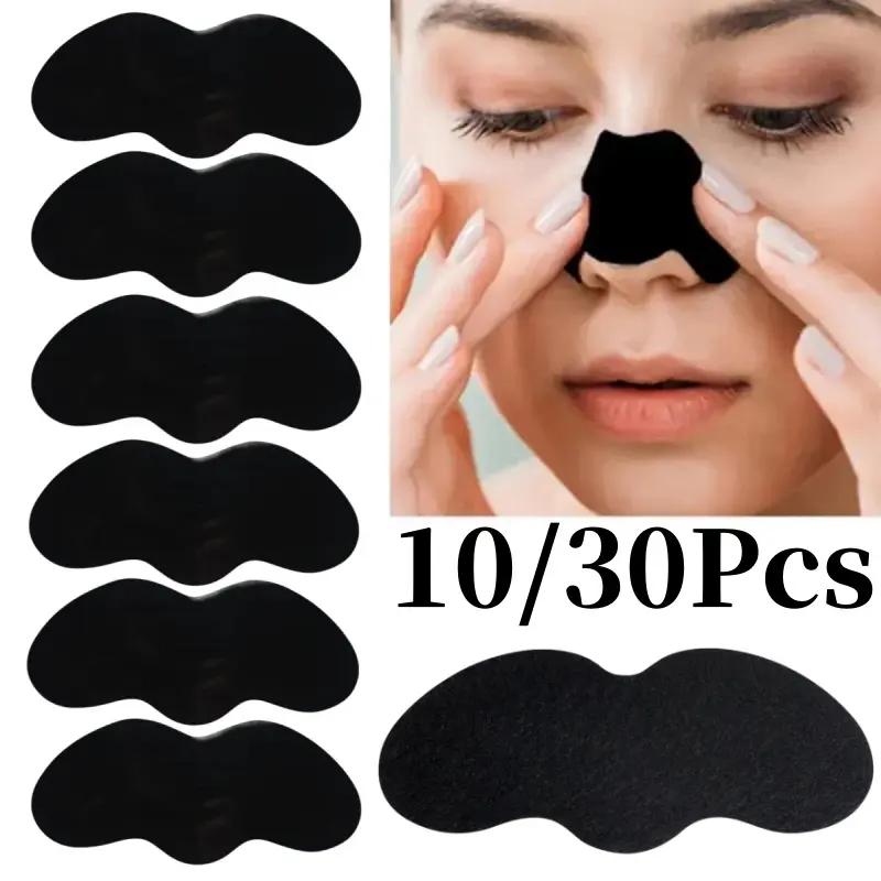 10/30Pcs Blackhead Remove Mask Nasal Strips Deep Cleaning Pore Nose Black Head Remove Stickers Skin Care Mask Patch