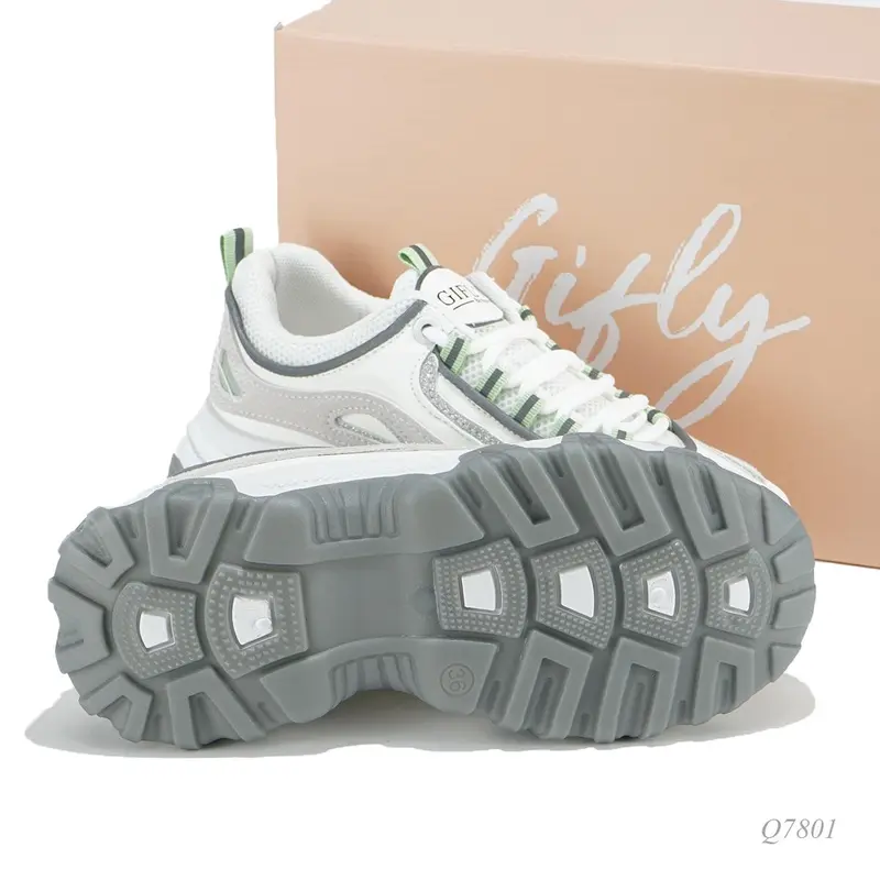 GIFLY Mun Hee Sneakers Wanita Q7801 Shoes Karet Casual 6