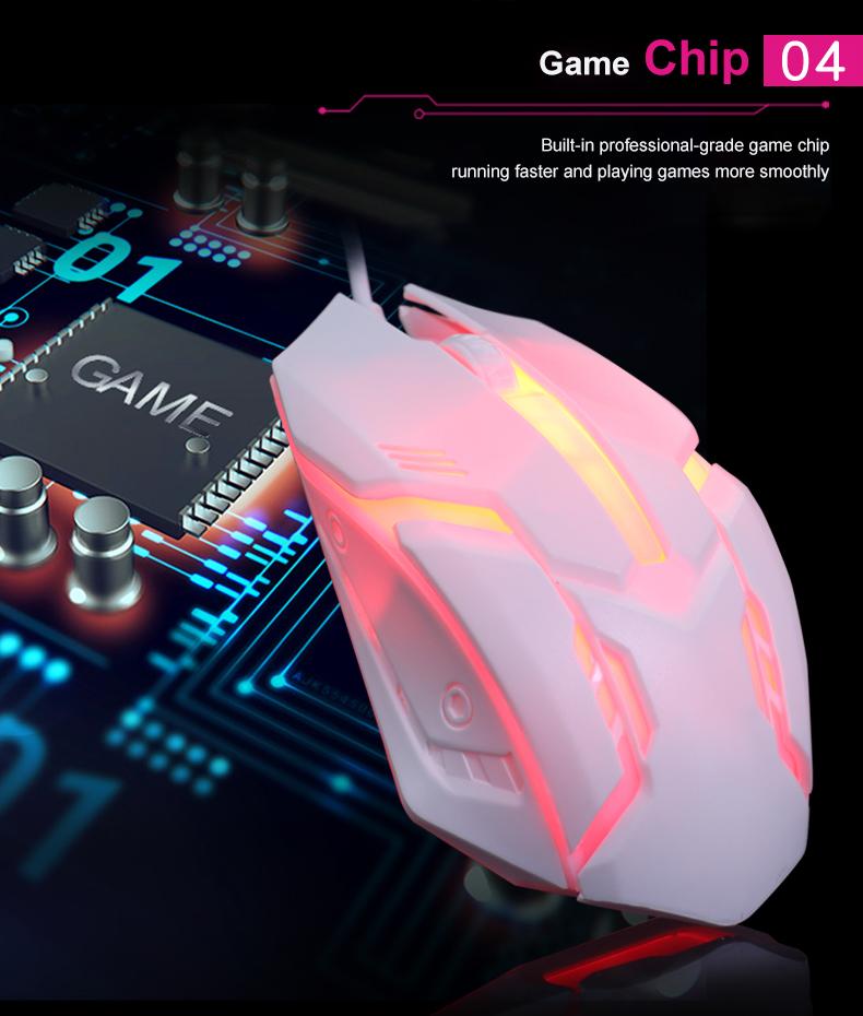 Product Introduction of Gaming S1 Sports LED Luminous Backlit Wired Mouse USB Wired For Desktop Laptop Mute Office Computer Gaming Mouse 25