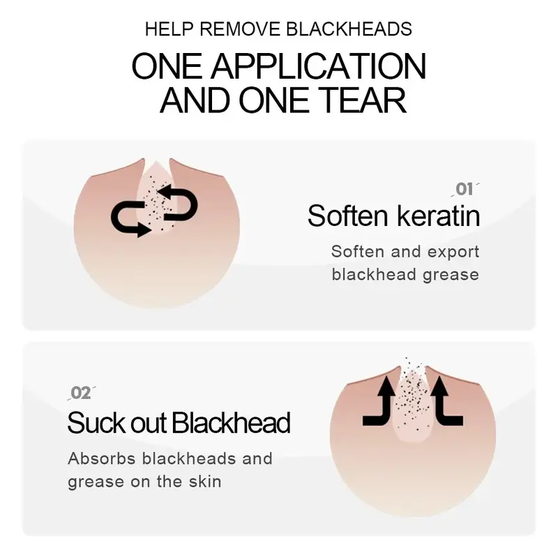 SADOER Black Head Removal Mask Masker Wajah Arang Hitam Menghilangkan Komedo Hidung - Sachet Kotoran Treatment 4