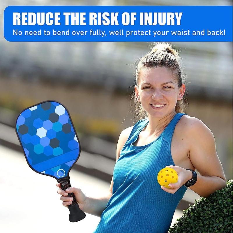 Product Introduction of Upper Pickball Grabber Silicone Peak Racquet Picker Practical Convenient Pickleball Ball Retriever Tennis Training Aids Sports Accessories Pickleball Picker Outdoor 9