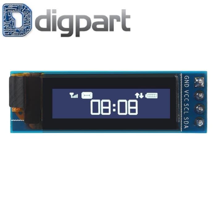 Lcd Module Besar Jual Modul Display OLED LCD 0.91 Inch 128x32 Serial IIC I2C Putih DIY ...