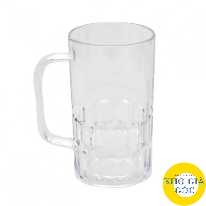 Cốc Nhựa Trong Rẻ, Cốc Nhựa Uống Nước, Cốc Mica, Cốc Pháp Việt Nhật Dung Tích 370ml 4